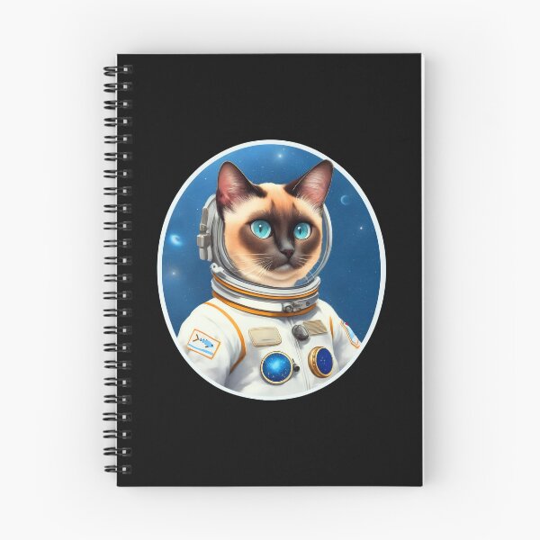 Item preview, Siamese cat kitten astronaut space  designed and sold by w1ckerman.