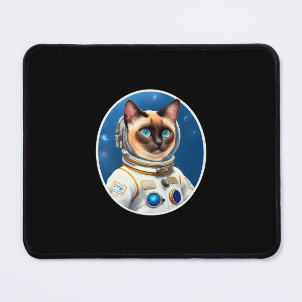 Item preview, Siamese cat kitten astronaut space designed and sold by w1ckerman.