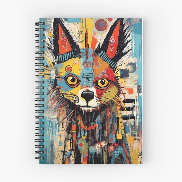 Item preview, Over the top Colorful Abstract Fox Portrait designed and sold by GiveMeMood.