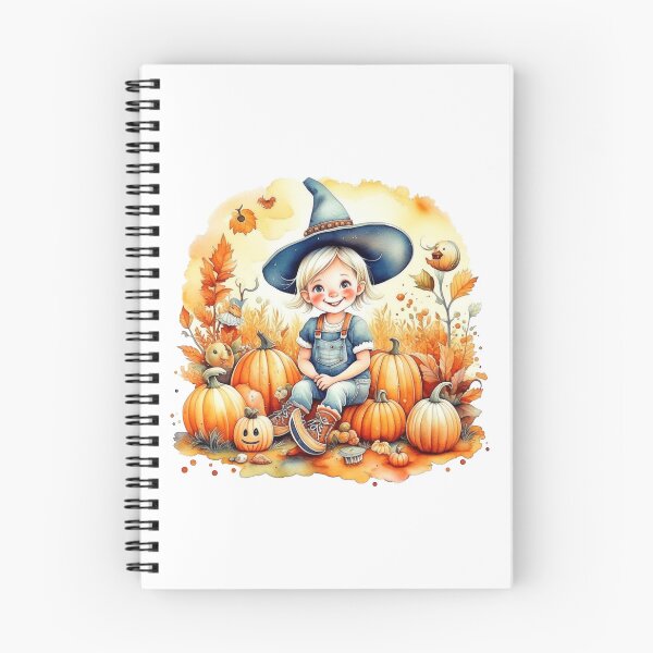 Item preview, Boo-tiful Adventures/ Enchanting Witch amidst Pumpkin Delight : Kids Halloween Graphic T-Shirt designed and sold by mbarts85.