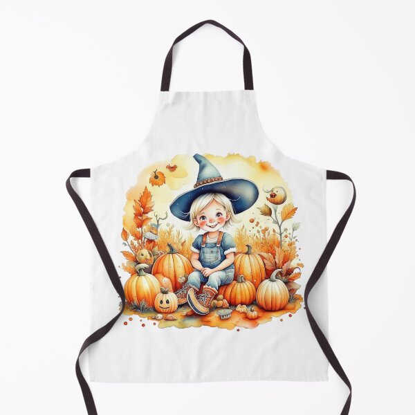 Item preview, Boo-tiful Adventures/ Enchanting Witch amidst Pumpkin Delight : Kids Halloween Graphic T-Shirt designed and sold by mbarts85.