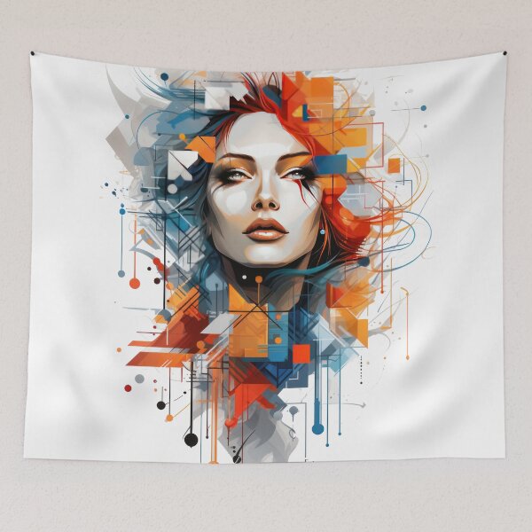 Item preview, Facets of Femininity: Geometric Grace designed and sold by KaleidoKiosk.