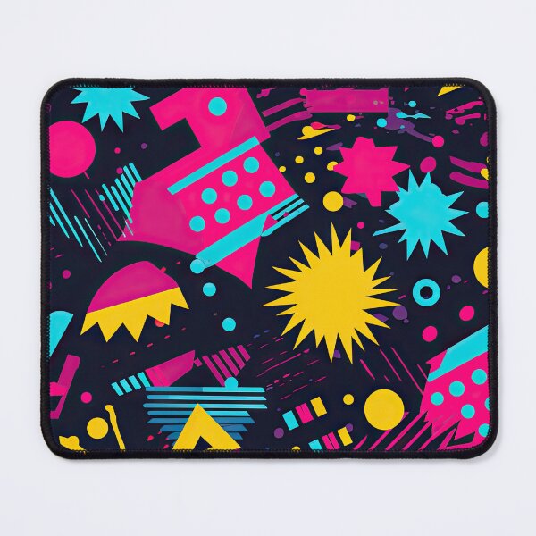 Item preview, Funky 80s and 90s Nostalgia Pop Pattern designed and sold by AeonAcademy.