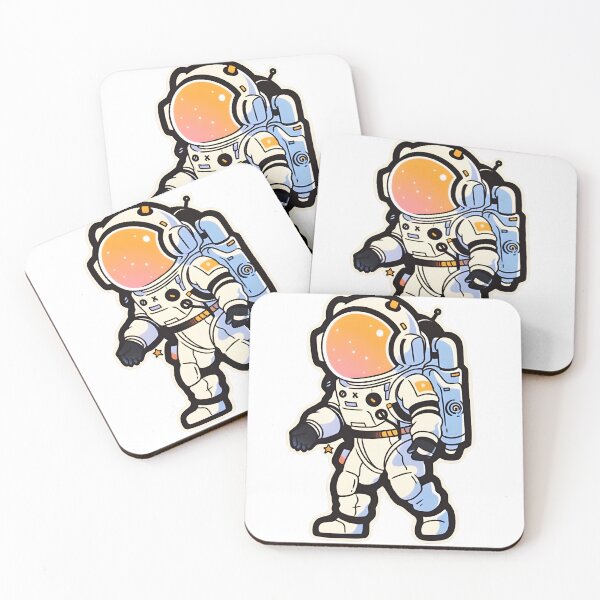 Item preview, Astronaut Dot Day Design Sticker For VSCO and Hydroflask by ZeesDesign on Redbubble designed and sold by ZEESDESIGN.