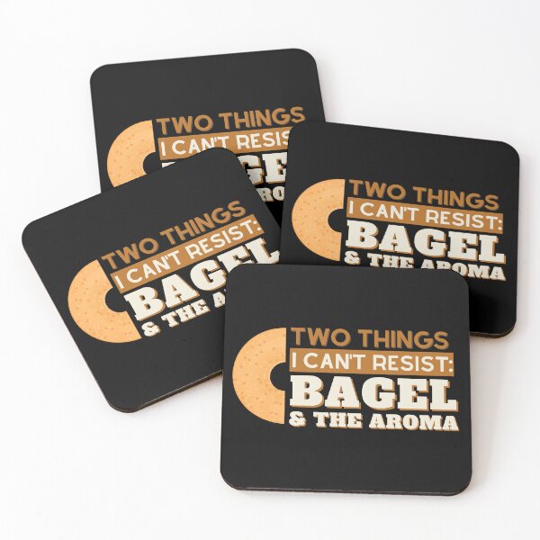 Item preview, Two Things I Cant Resist Bagel & the Aroma designed and sold by WhitepaperStyle.