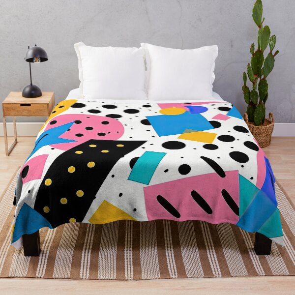 Item preview, Funky 80s and 90s Nostalgia Pop Pattern designed and sold by AeonAcademy.