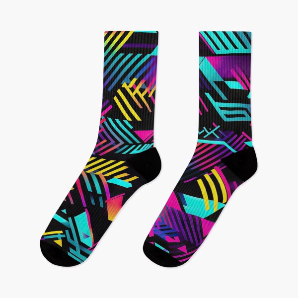 Item preview, 80s and 90s Retro Pop Synthwave Pattern designed and sold by AeonAcademy.