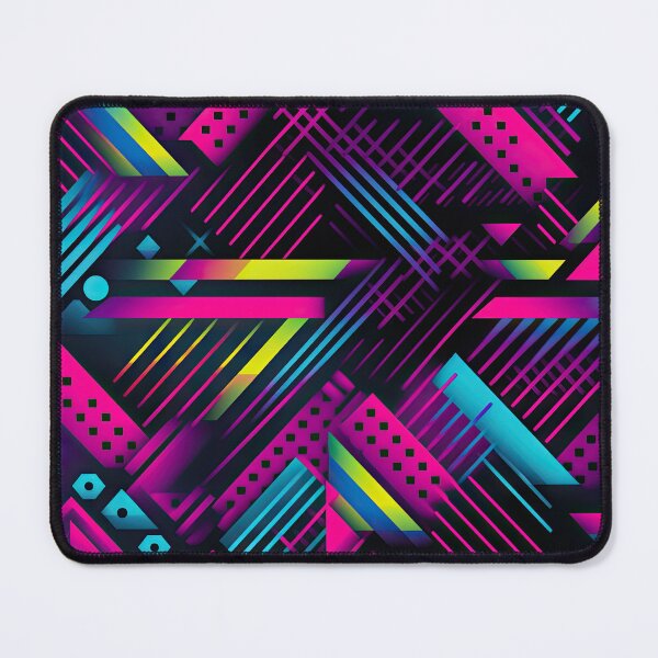 Item preview, 80s and 90s Retro Pop Synthwave Pattern designed and sold by AeonAcademy.