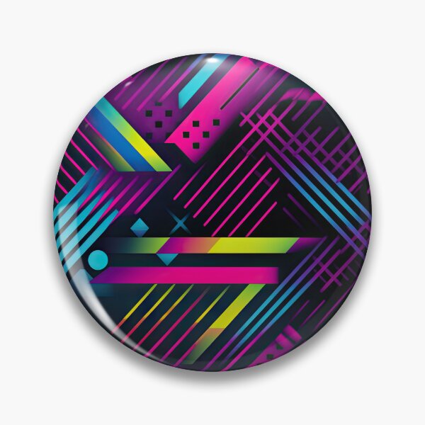 Item preview, 80s and 90s Retro Pop Synthwave Pattern designed and sold by AeonAcademy.