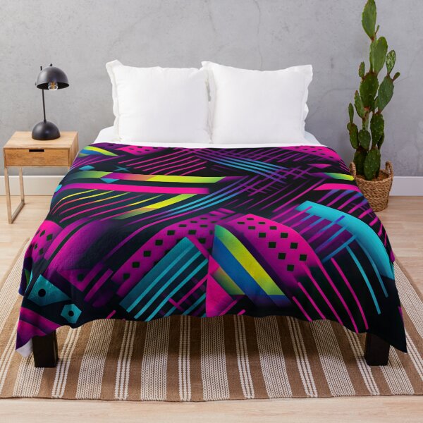 Item preview, 80s and 90s Retro Pop Synthwave Pattern designed and sold by AeonAcademy.