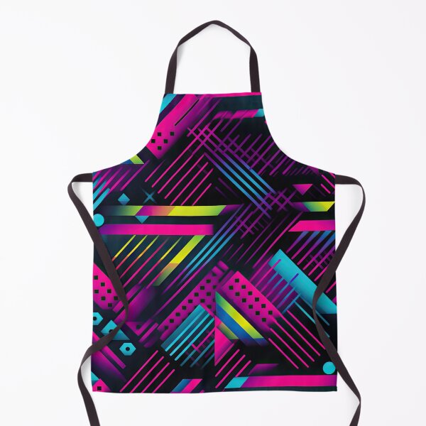 Item preview, 80s and 90s Retro Pop Synthwave Pattern designed and sold by AeonAcademy.