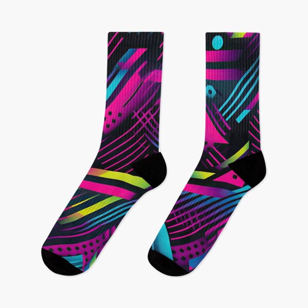 Item preview, 80s and 90s Retro Pop Synthwave Pattern designed and sold by AeonAcademy.