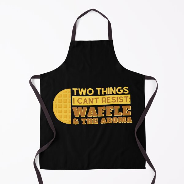 Item preview, Two Things I Cant Resist Waffle & the Aroma designed and sold by WhitepaperStyle.