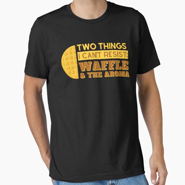 Item preview, Two Things I Cant Resist Waffle & the Aroma designed and sold by WhitepaperStyle.