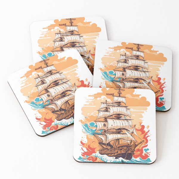 Item preview, Galleon between Great Waves | No.2 designed and sold by soliduxo.