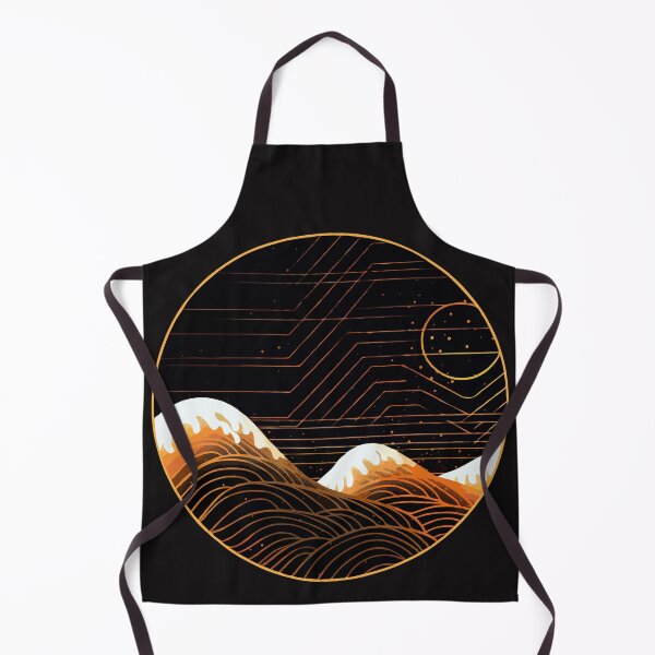 Item preview, Waves And Moon Line II designed and sold by dogking88.