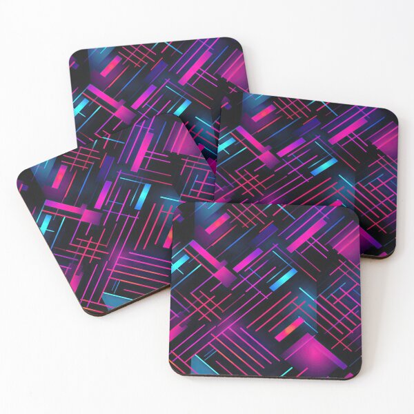 Item preview, 80s and 90s Retro Pop Synthwave Pattern designed and sold by AeonAcademy.