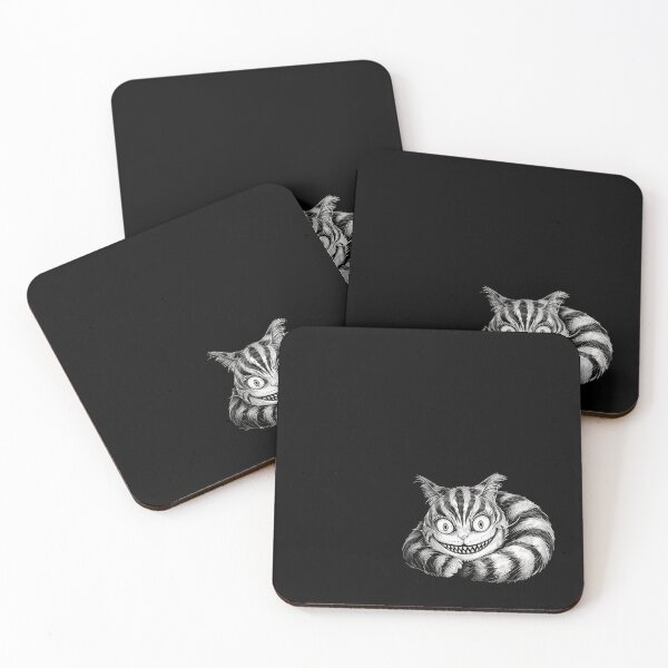 Item preview, Laying down engraved Cheshire Cat designed and sold by jeannenowak.