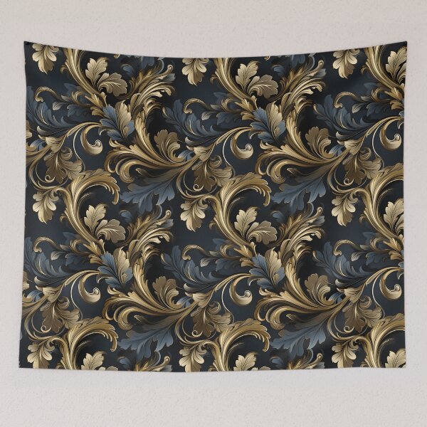 Aperçu de l'œuvre Décor baroque et damassé élégant : motifs ornés vintage créée et vendue par AlienSkinEyes.