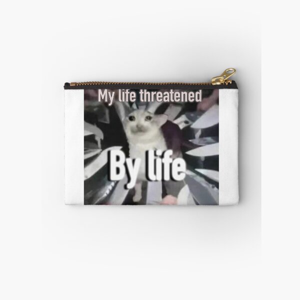 Item preview, Cat meme about life designed and sold by Adel-ide.