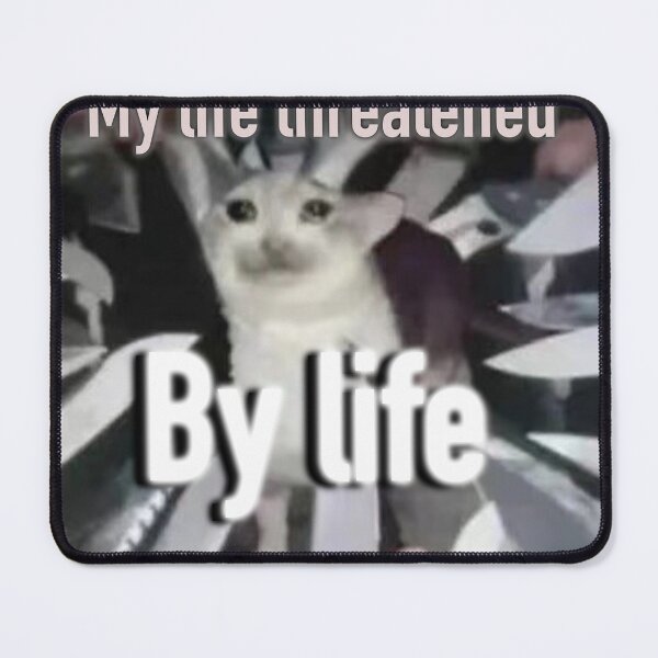 Item preview, Cat meme about life designed and sold by Adel-ide.