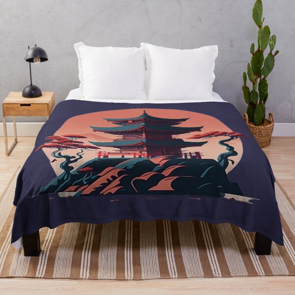 Item preview, Japanese temple designed and sold by Aesthetic-Verse.