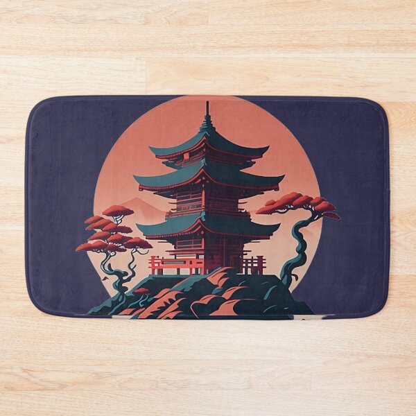 Item preview, Japanese temple designed and sold by Aesthetic-Verse.