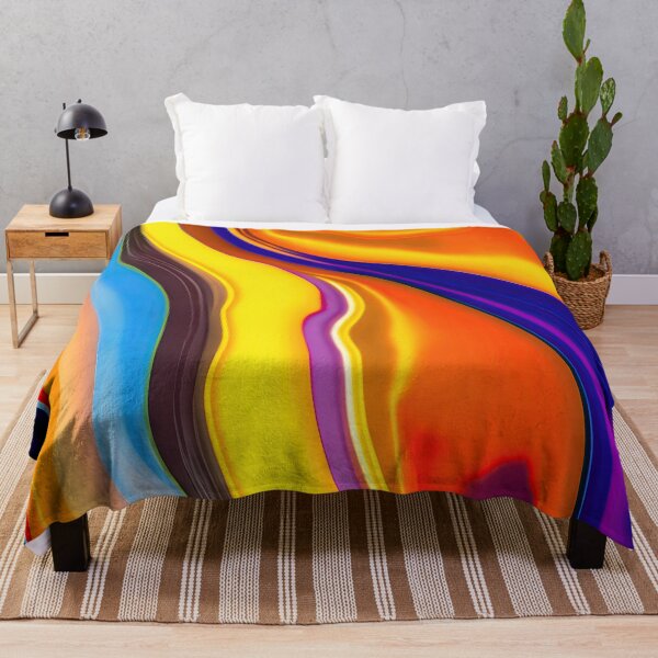 Item preview, Abstract 01 - Fluid Serenity - Blue Purple Yellow designed and sold by Artekinium.