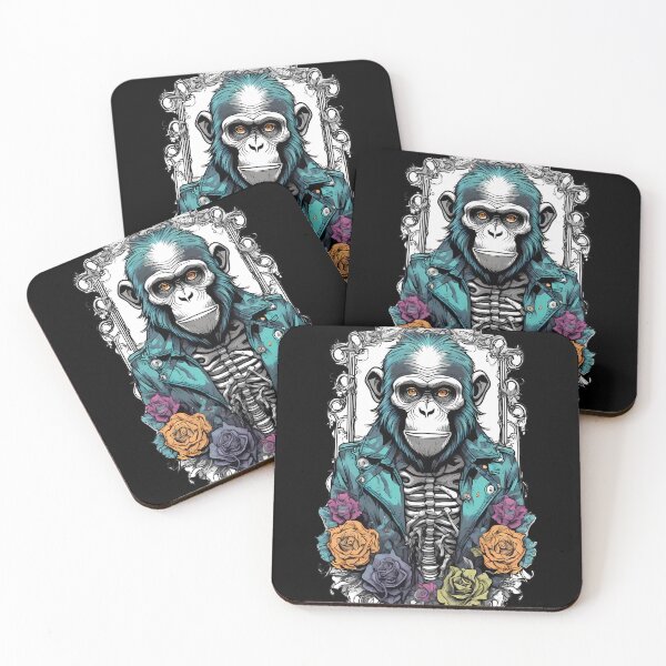 Item preview, Sinister Monkey Graced by Flowers designed and sold by Mechanical-Artt.