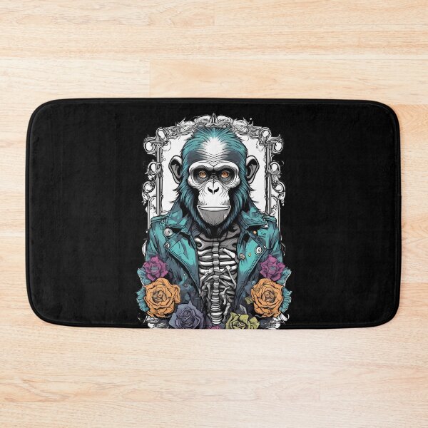 Item preview, Sinister Monkey Graced by Flowers designed and sold by Mechanical-Artt.