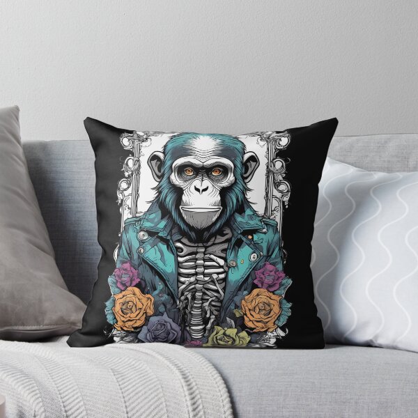 Item preview, Sinister Monkey Graced by Flowers designed and sold by Mechanical-Artt.