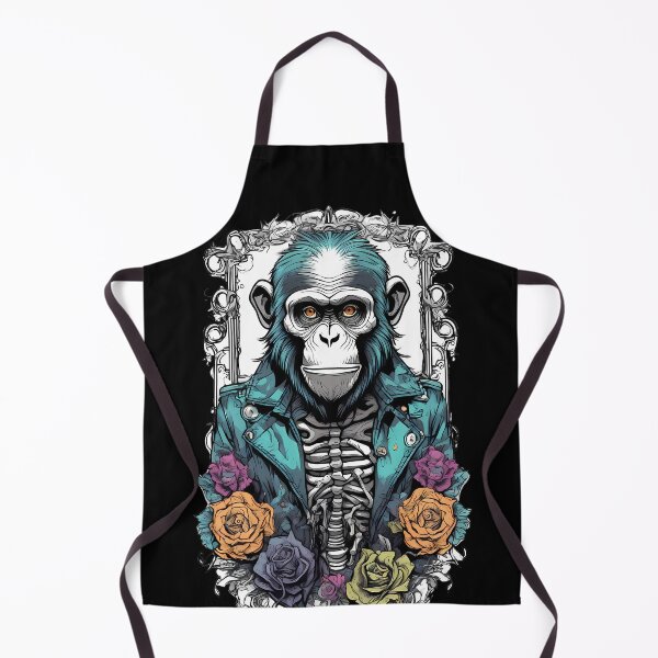 Item preview, Sinister Monkey Graced by Flowers designed and sold by Mechanical-Artt.