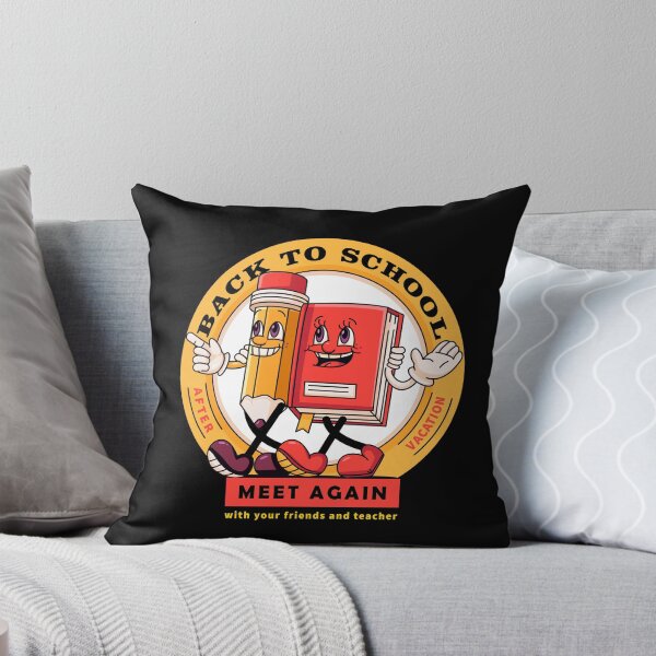 Item preview, Back to school, pencil and book mascot walk together designed and sold by Kevyn Adha.
