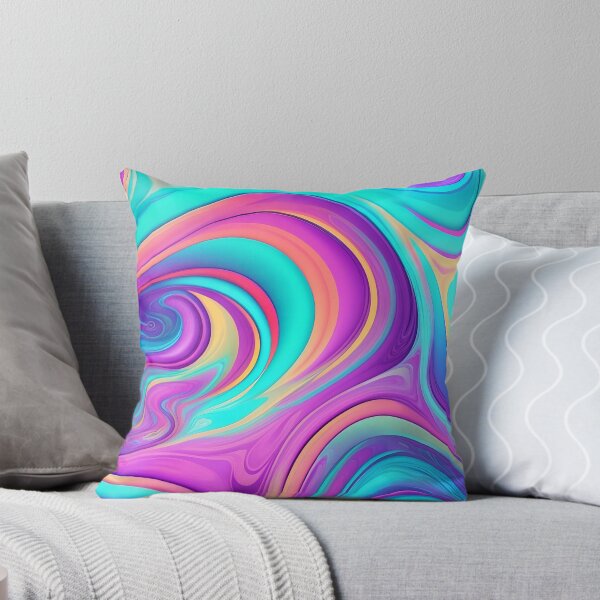 Item preview, neon pastel swirls designed and sold by aosuvia.