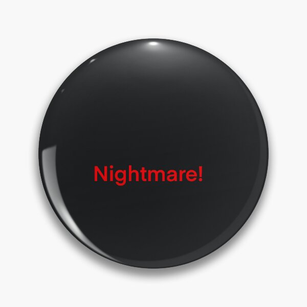 Item preview, A full screen of black with the word Nightmare. designed and sold by lukesubbby.