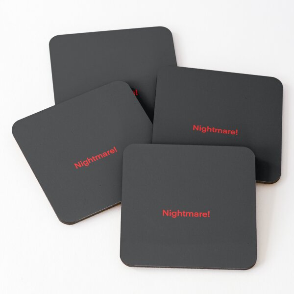 Item preview, A full screen of black with the word Nightmare. designed and sold by lukesubbby.