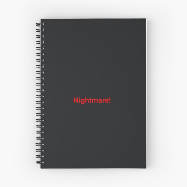 Item preview, A full screen of black with the word Nightmare. designed and sold by lukesubbby.
