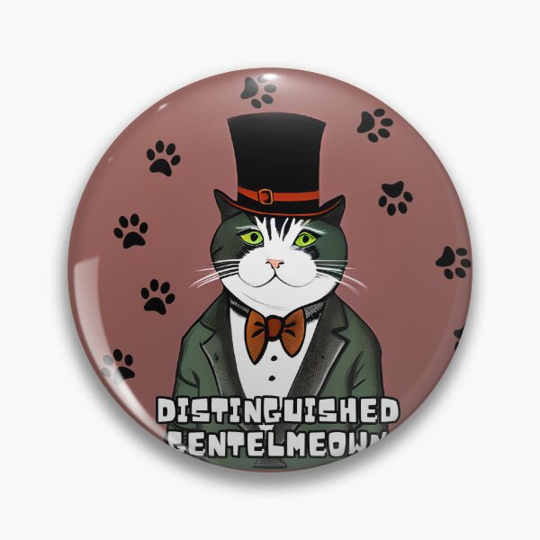 Item preview, Cat in hat Disctinguished gentelmeown cat aristocrat designed and sold by hanabiprints.