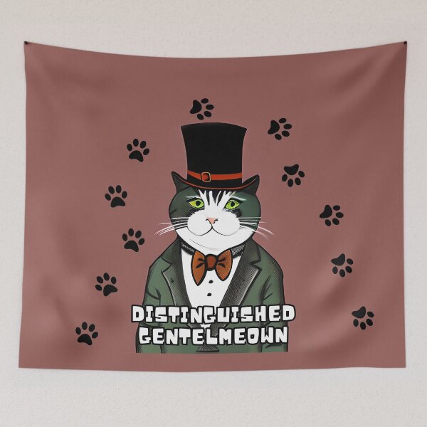 Item preview, Cat in hat Disctinguished gentelmeown cat aristocrat designed and sold by hanabiprints.