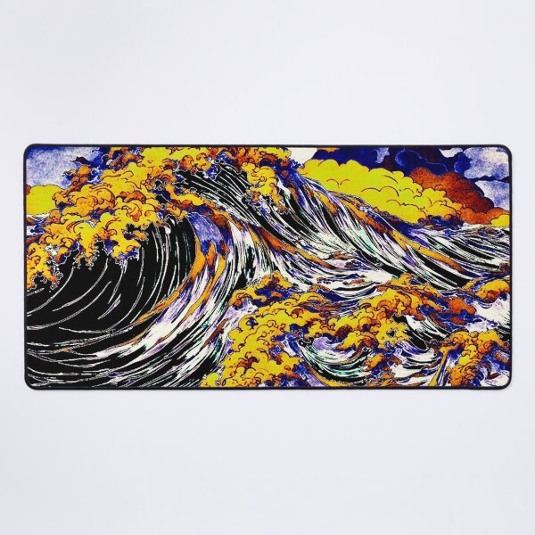 Item preview, Rogue wave approaching rowing boat designed and sold by George Hutton Hunter.