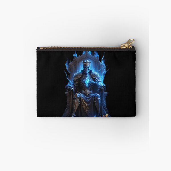 Item preview, Skeleton King Sitting on the Throne (Black) designed and sold by AmaziaCo.