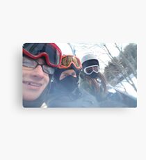 skiing was fun... Canvas Print
