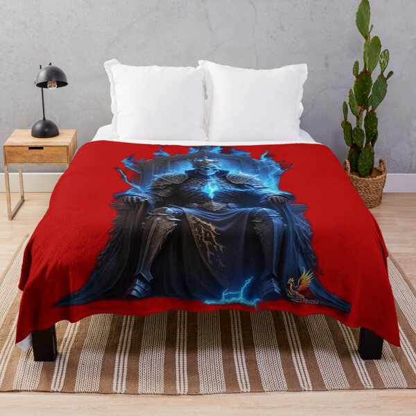 Item preview, Skeleton King Sitting on the Throne (Red) designed and sold by AmaziaCo.