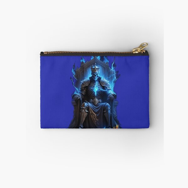 Item preview, Skeleton King Sitting on the Throne (Blue) designed and sold by AmaziaCo.