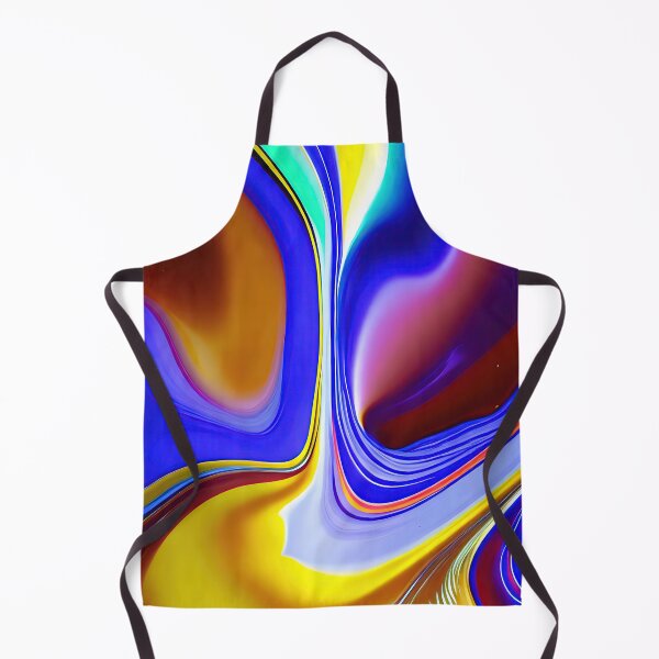 Item preview, Abstract 02 - Ethereal Dance - Yellow Blue Purple designed and sold by Artekinium.