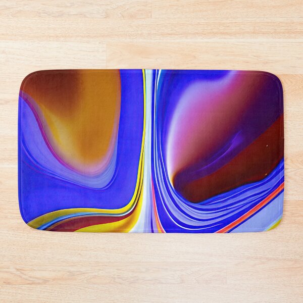 Item preview, Abstract 02 - Ethereal Dance  - Yellow Blue Purple designed and sold by Artekinium.