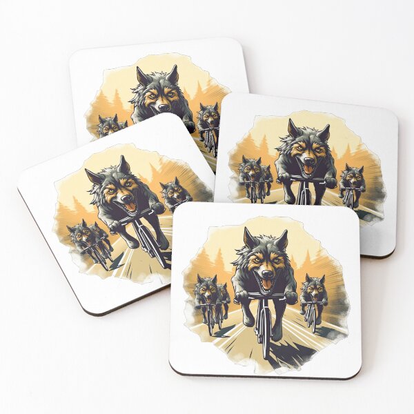 Item preview, Cycling wolf pack T-Shirt designed and sold by faberrzhe.