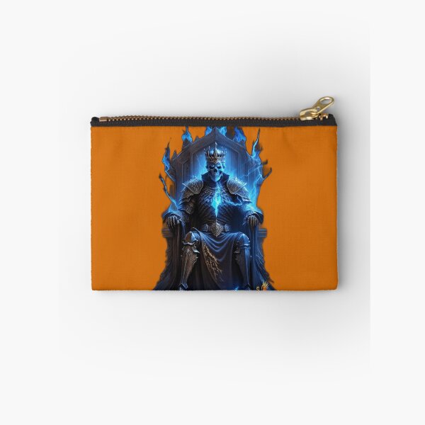 Item preview, Skeleton King Sitting on the Throne (Orange) designed and sold by AmaziaCo.