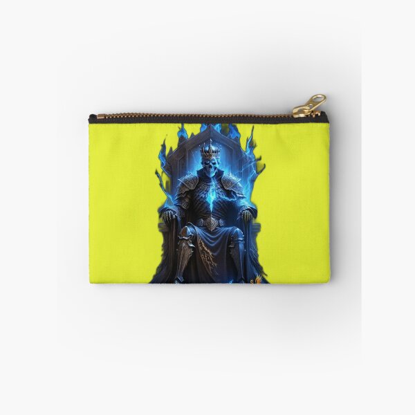 Item preview, Skeleton King Sitting on the Throne (Yellow) designed and sold by AmaziaCo.