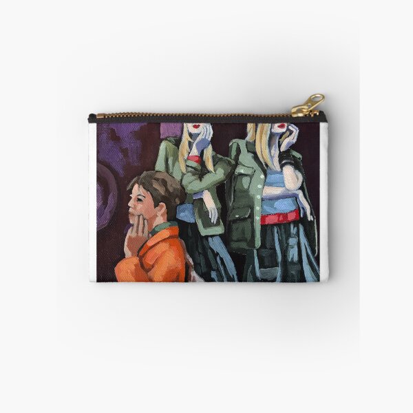 Item preview, Thoughtful Shopping - painting /woman walking city street designed and sold by LindaAppleArt.
